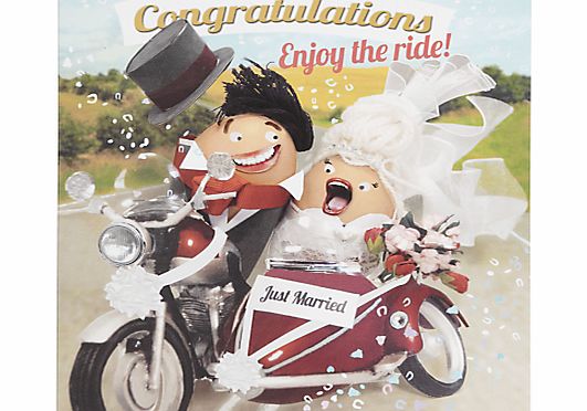 Hotchpotch Enjoy The Ride Wedding Card