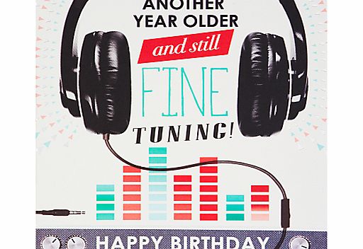 Hotchpotch Still Fine Tuning Birthday Card