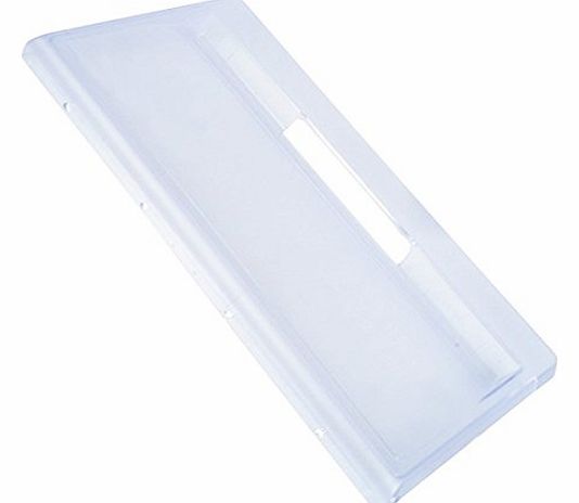 Hotpoint Fridge Freezer Drawer Flap Front / Plastic Panel Cover (Clear)
