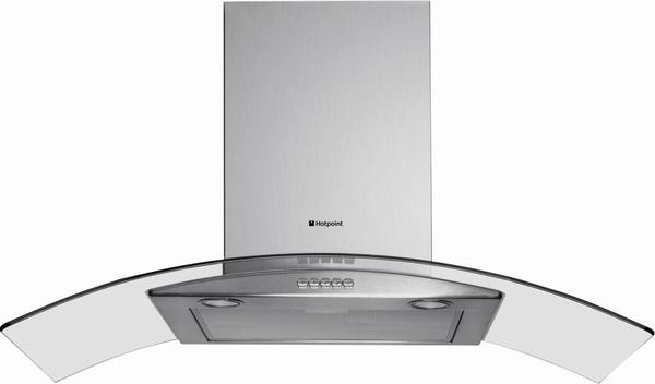 Hotpoint HTC9T 90cm Chimney Hood in Stainless