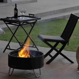 Revolver Firepit Tubular
