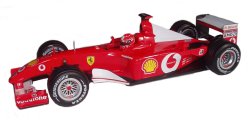 Hotwheels 1:18 scale Ferrari 2002 Launch Car - Michael Schumacher LIMITED EDITION