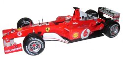 Hotwheels 1:18 Scale Ferrari F2002 Full Marlboro Liveries - Michael Schumacher
