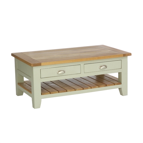 Houghton Painted Coffee Table with Drawers 730.019