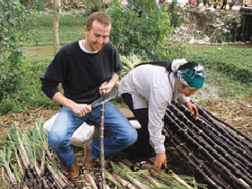 House building volunteering in Vietnam