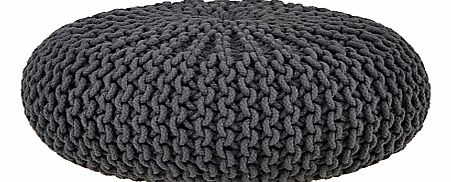 House by John Lewis Knitted Pouffe