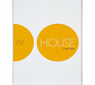 House by John Lewis Photo Frames, Frosted