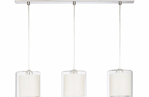 House by John Lewis Wayward Triple Bar Pendant
