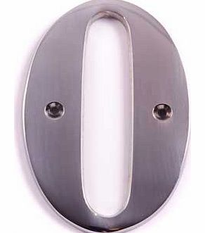 House Nameplate Company Chrome Plated Number