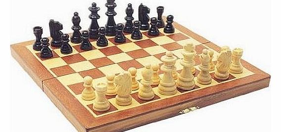 House of Marbles Standard Wooden Fold-Up Chess Set