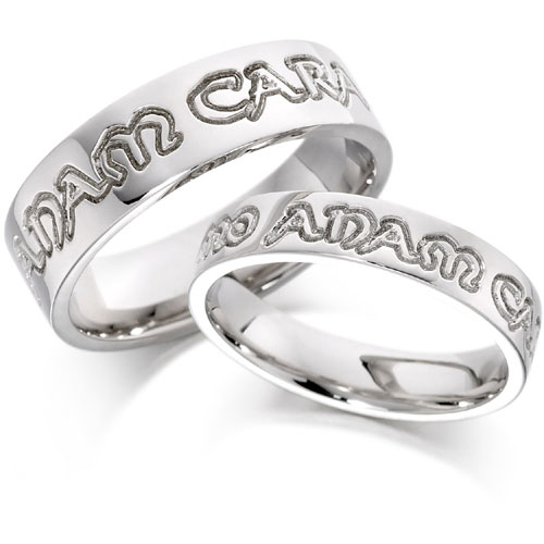 4mm Celtic and#39;Mo Anam Caraand39; Flat Court Wedding Band In 9 Ct White Gold