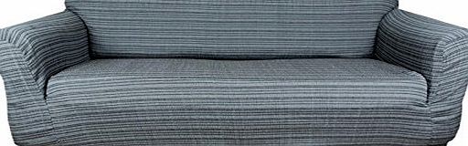houselinen.co.uk Tiffy Elastic Sofa Cover (grigio) 3 Seater Settee (slipcover 170-220cm)