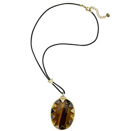 Houseofharlow House of Harlow 14kt Gold Plated Tigers Eye