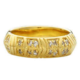 Houseofharlowfashion House Of Harlow 14kt Gold Plated Thick Stack