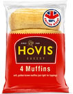 Hovis Muffins (4) On Offer