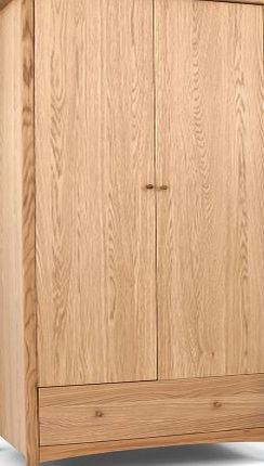 Hoxton Bentley Designs Alba Hoxton Oak Double Wardrobe