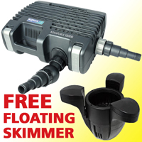 Hozelock Aquaforce 4000 Pond Pump - Free Skimmer