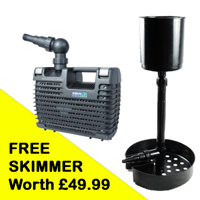 Aquaforce 8000 Pond Pumps - Free Skimmer