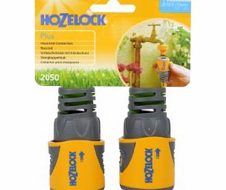Hozelock Ltd Hozelock 2050AV 1/2 - 5/8-inch/ 12.5 - 15mm Hose End Connector for Hose (Twin Pack)