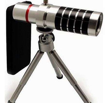 HOZER Detachable Superb Aluminum Magnifier 16X Long Focus Zoom telephoto camera lens   Tripod   Case For Apple iPhone 6 plus
