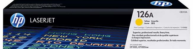 HP 126A LaserJet Toner - Yellow