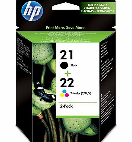 HP 21/22 - Combo-pack Inkjet Print Cartridges (SD367AE)