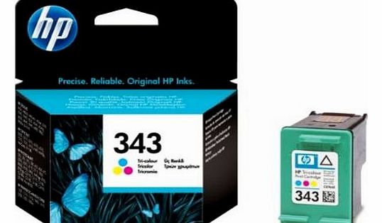 HP 343 - Tri-color Inkjet Print Cartridge (C8766EE)