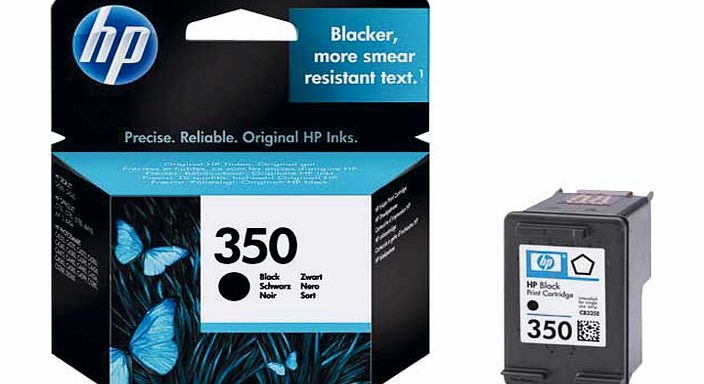 HP 350 Black Inkjet Print Cartridge