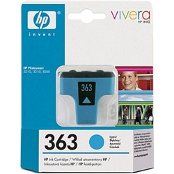 363 Cyan Ink Cartridge (C8771Ee)