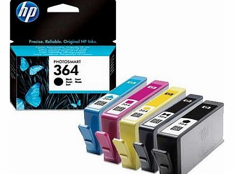 HP 364 Black Cyan Magenta Yellow 