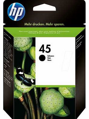 HP 51645A No. 45 XL Ink Cartridge - Black