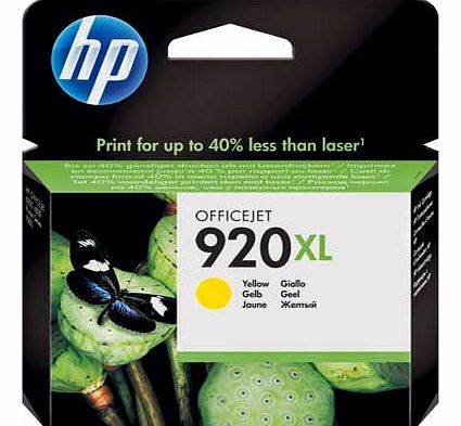 HP 920XL Yellow Officejet Ink Cartridge