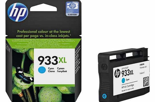 HP 933XL Cyan Ink Cartridge