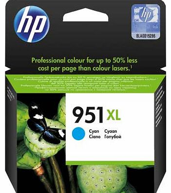 HP 951XL Cyan Ink Cartridge