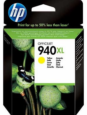 HP C4909AE No. 940 XL Ink Cartridge - Yellow