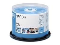 CD-R 80min 700MB 52x Media 50 pack Cakebox