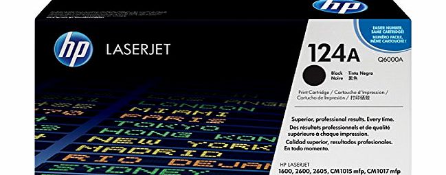 HP Color Laser Jet Print Cartridge - Q6000A