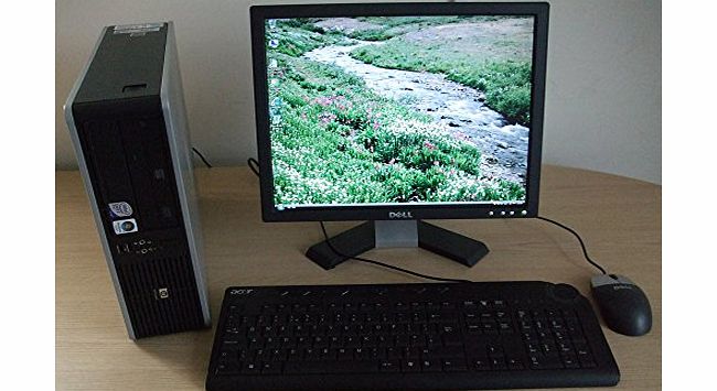 HP Desktop PC. HP7800 Intel Core 2 Duo E6850 3.00 GHZ 2GB RAM upgradable. 160 GB HDD DVD RW 15/17 inch TFT Flat Panel Monitor,Keyboard amp; Mouse. Genuine Win Vista Business activated inc. COA (Certific