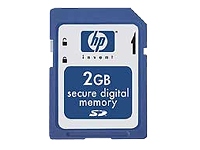 HP Flash memory card 2 GB SD Memory Card