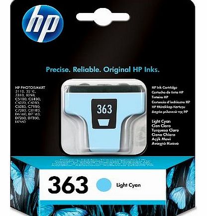HP Hewlett Packard C8774EE 363 light blue cyan