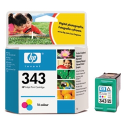 HP Inkjet Cartridge No. 343 Colour 7 ml Ref