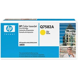 HP Laser Toner Cartridge Q7582A Yellow
