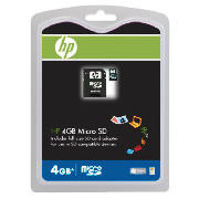 HP Micro SDHC Memory Card - 4GB
