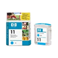 HP No.11 cyan ink cartridge 28ml