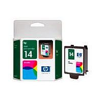 HP No.14 Tri-Colour Inkjet Print Cartridge
