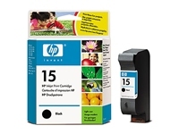 HP No.15 Black Ink Cartridge (14ml) C6615NE
