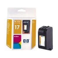 HP No.17 Tri-Colour InkJet Print Cartridge (15ml)