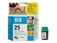 HP No.25 3-Colour Ink Cartridge 51625AE