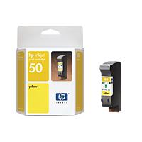 HP No.50 Yellow Ink Cartridge for DesignJet