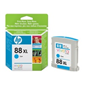 HP NO 88 LARGE CYAN INK CART